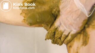 big shit smearing action