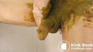 big shit smearing action