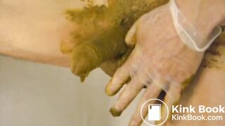 big shit smearing action