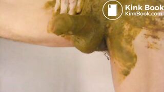 big shit smearing action