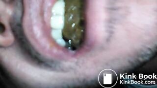 Swallowing turds outside 1
