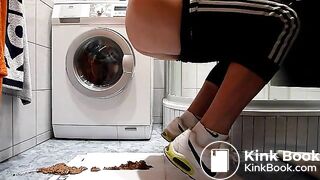 Sportboy scheisst dünnschiss