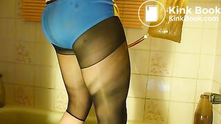 pantyhosepooping