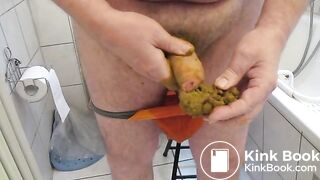 again smear wank cum