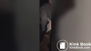 Drunk guy poops on nightclub dance floor