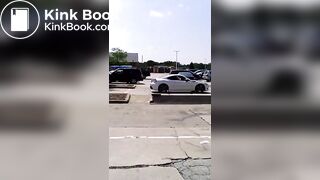 Trucker caught pissing and shitting