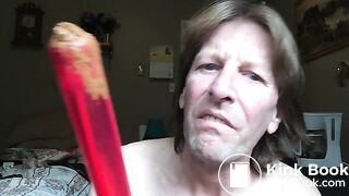 Eating Shit off Dildo