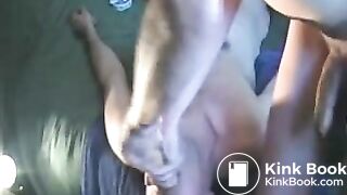 Male shit eating and rough dildo fucking