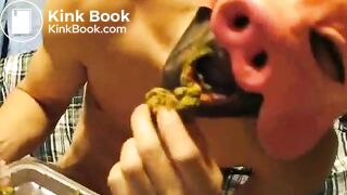 Gay Young Asian Pig eat shit, drink piss and cum