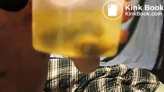 Gay Young Asian Pig eat shit, drink piss and cum