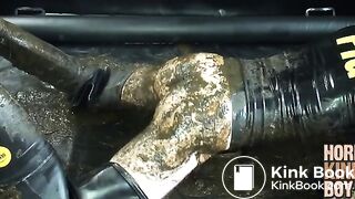 Sleazy Cow Slurry Play in Waders