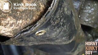 Sleazy Cow Slurry Play in Waders