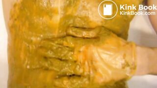 Orgasm in Shit - 10min extreme scat smearing