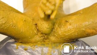 Orgasm in Shit - 10min extreme scat smearing