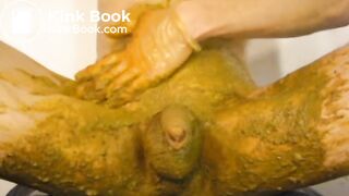 Orgasm in Shit - 10min extreme scat smearing