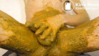 Orgasm in Shit - 10min extreme scat smearing