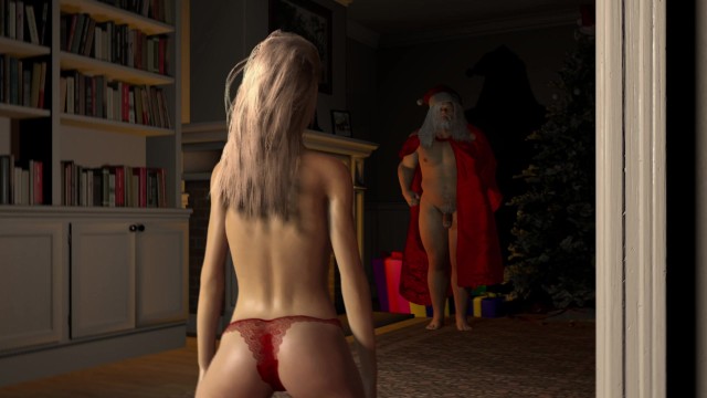 My wife is cheating on me with Santa Claus. Sucks his dick and lets him fuck her in the ass. (part1)