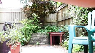 Backyard Standing Shit