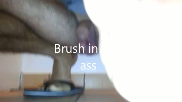 Brush in the ass