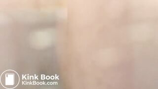 Young Gay Asian pig drink n Eat own piss Enima, Shit, Puke