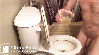 Wash Face in Toilet Shit