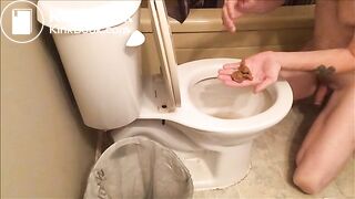 Wash Face in Toilet Shit