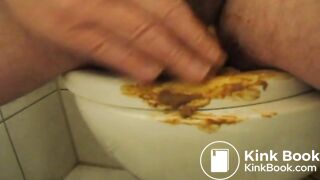 small shit play and cum