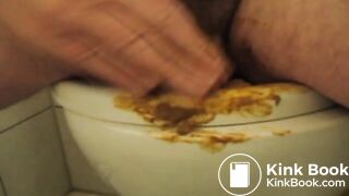 small shit play and cum