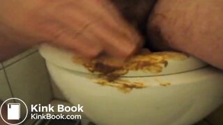 small shit play and cum