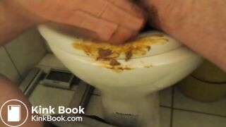 small shit play and cum