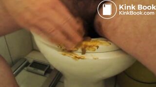 small shit play and cum