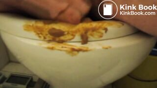 small shit play and cum