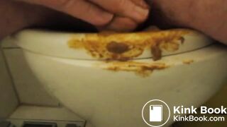 small shit play and cum