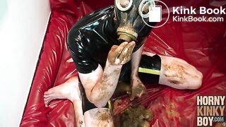 Dirty Rubber Piss and Scat Slut