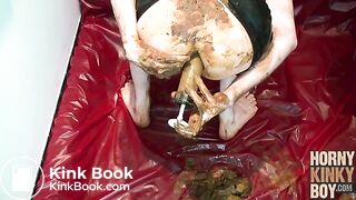 Dirty Rubber Piss and Scat Slut