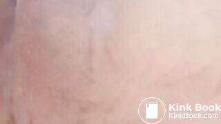 Selfie Scat on the floor with close up