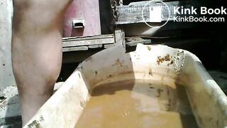 My slurry fecal and worm