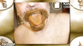 Con la boca llena de mierda