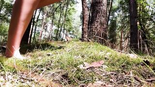 just a quick pee in the forest after sex ✨