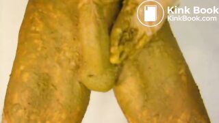 Brown Shit Stick meets White Sperm - Preview