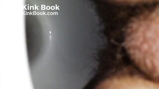 Hairy wife shitting in toilet On shittytube