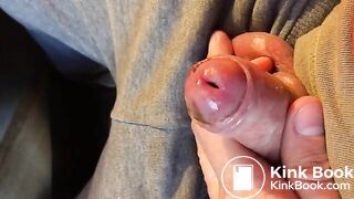 scat expulsion from urethra