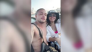 pee on public beach