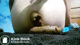 BIG Struggle with a Fat Turd