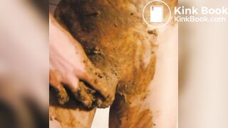 Sexy Smearing Chocolate Shit Dick