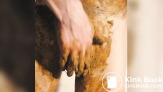 Sexy Smearing Chocolate Shit Dick