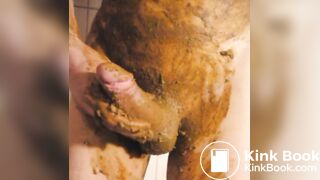 Sexy Smearing Chocolate Shit Dick