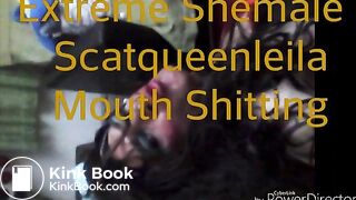 Scatqueenleila mouth shitting