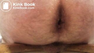 HUGE standing shit, asshole inspection and wiping