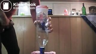 Ritt auf Wodkaflasche